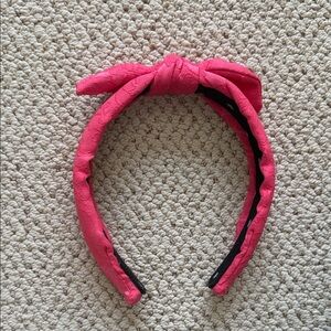 Lele Sadoughi Pink Knotted Headband
